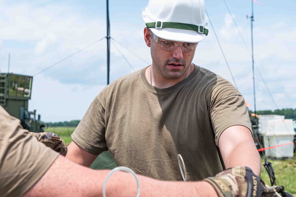 Missouri Guard Airmen Manage Skies Over Tarkio Air Show