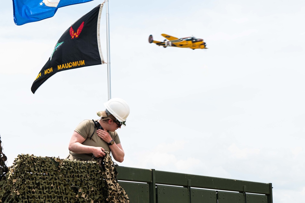 Missouri Guard Airmen Manage Skies Over Tarkio Air Show