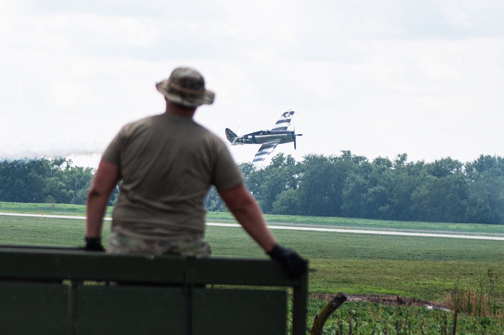 Missouri Guard Airmen Manage Skies Over Tarkio Air Show