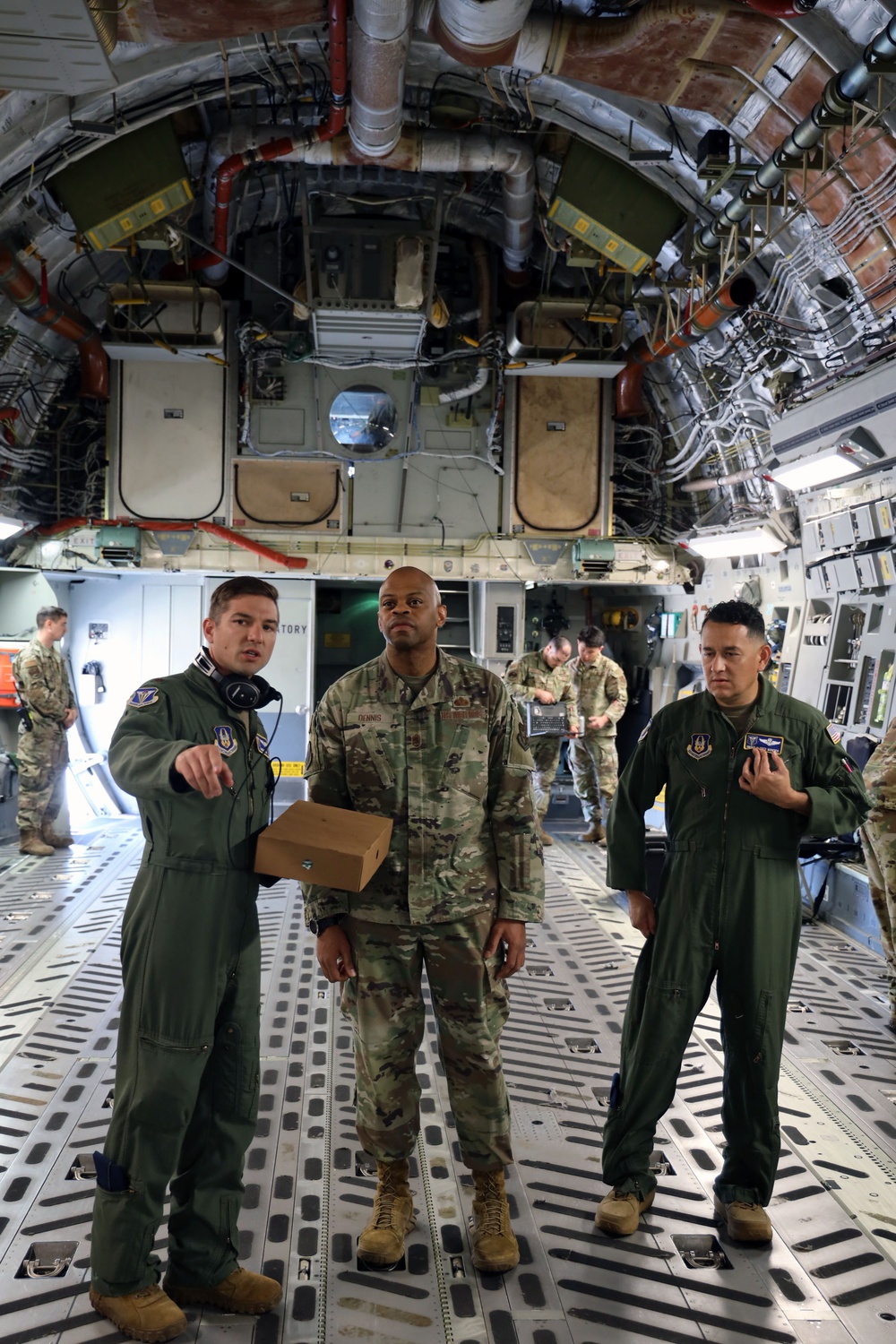 Fourth Air Force Command Chief C-17 Flight