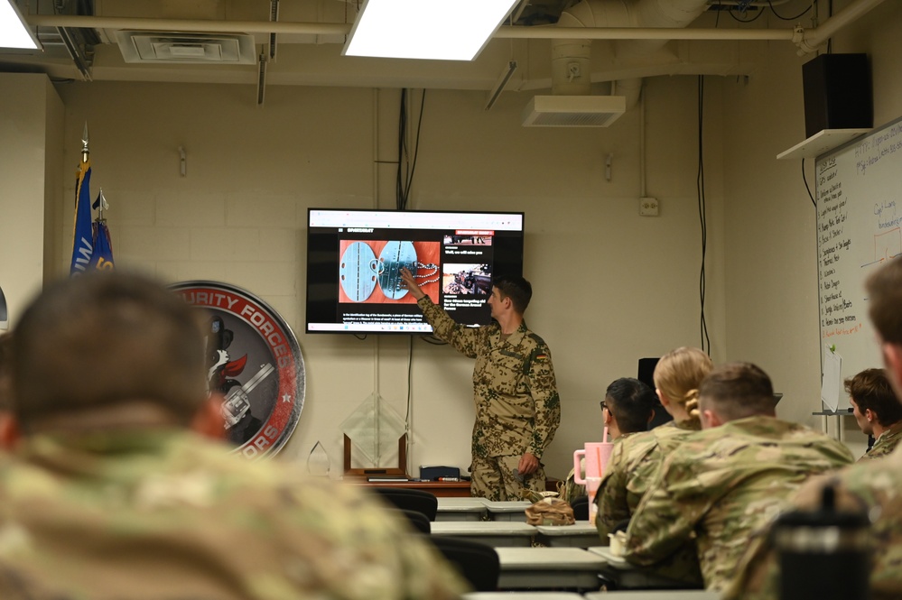 The 115th Fighter Wing Welcomes two German Air Force Officers