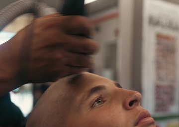 Charlie Company PX and Haircut Call