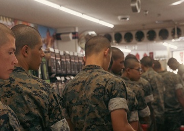 Charlie Company PX and Haircut Call