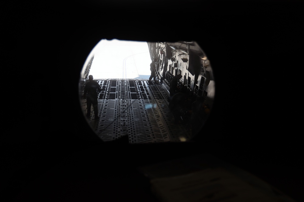 Fourth Air Force Commander C-17 Flight