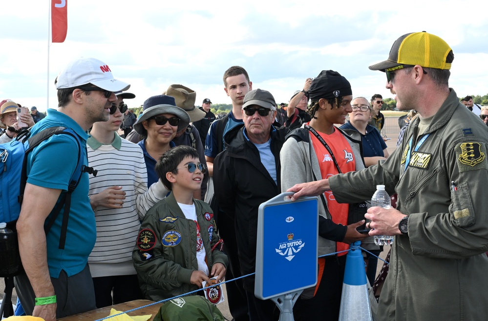 Ellsworth B-1B Lancer showcased at final day of RIAT 2025