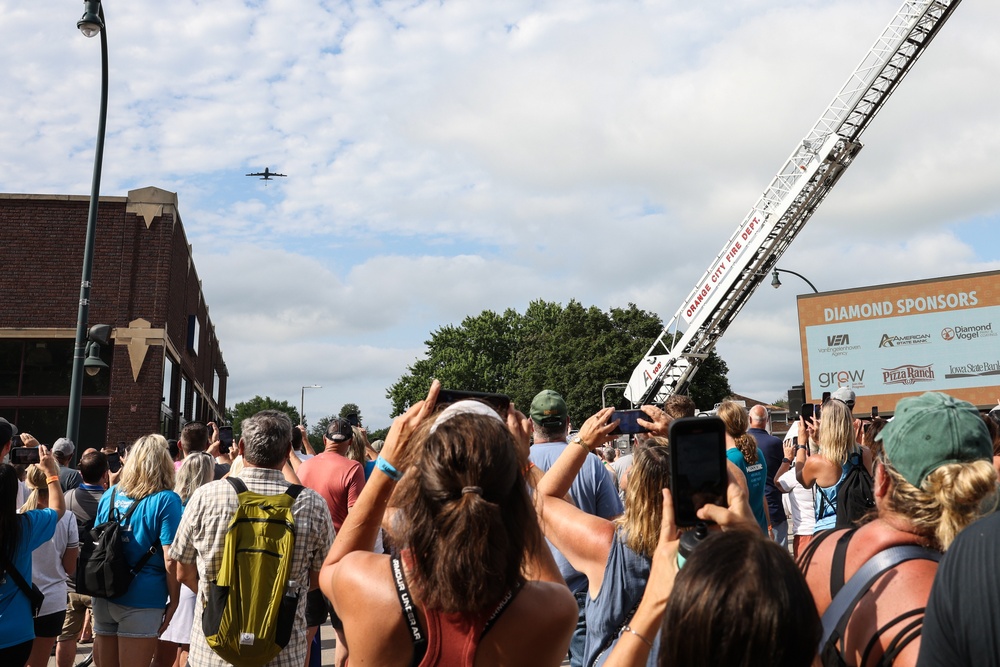 RAGBRAI 2025 flyover