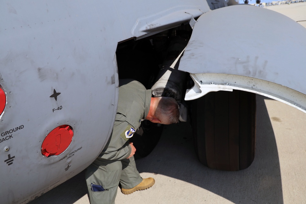 Fourth Air Force Commander C-17 Flight