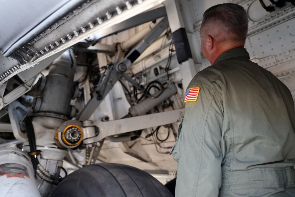 Fourth Air Force Commander C-17 Flight