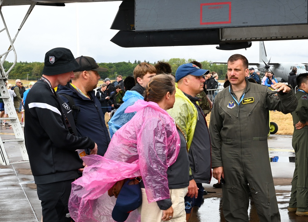 Ellsworth B-1B Lancer showcased at final day of RIAT 2025