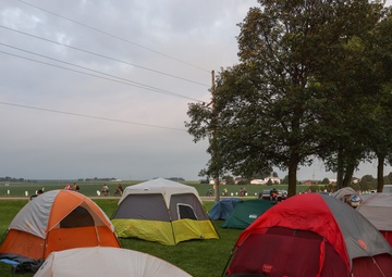 RAGBRAI 2025 riders rise early to begin Iowa trek