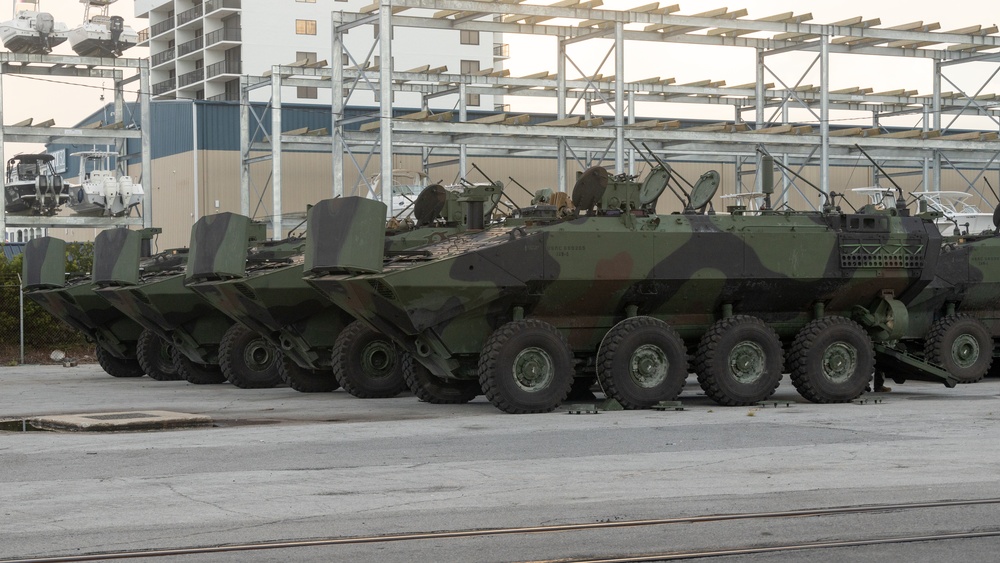 Alpha Company, 2d Assault Amphibian Battalion, 2d Marine Division Well Deck Rehearsal