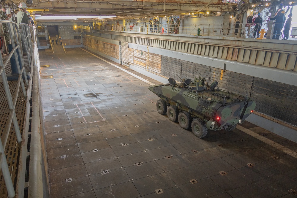Alpha Company, 2d Assault Amphibian Battalion, 2d Marine Division Well Deck Rehearsal