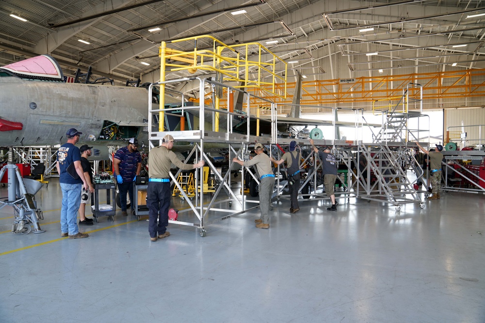 RAF Lakenheath Airmen gain depot-level maintenance experience at Robins AFB