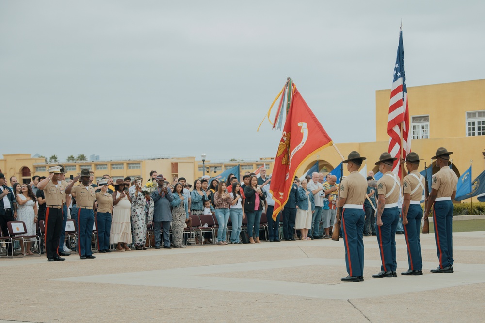Morning Colors Ceremony and Echo Company Graduation
