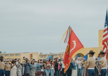 Morning Colors Ceremony and Echo Company Graduation