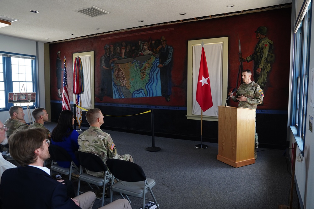 Ribbon-Cutting Ceremony for Von Ripper Mural Restoration