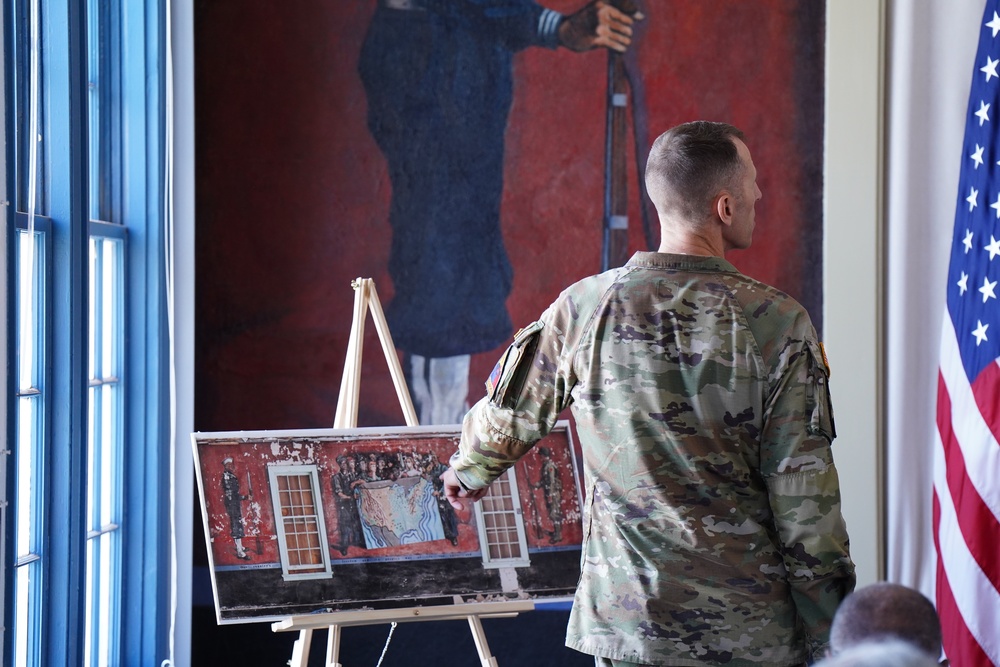 Ribbon-Cutting Ceremony for Von Ripper Mural Restoration