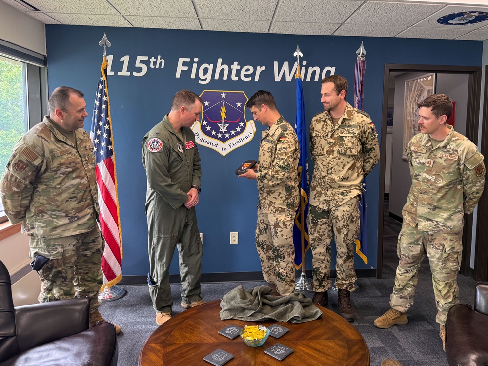 115th Fighter Wing Welcomes German Officers