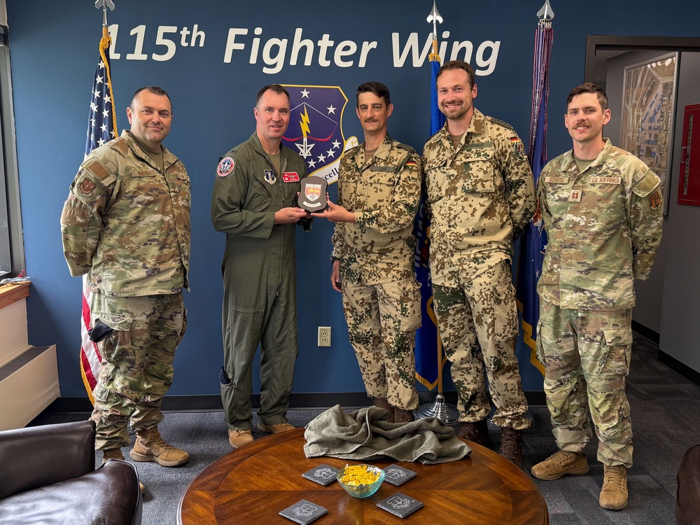 115th Fighter Wing Welcomes German Officers