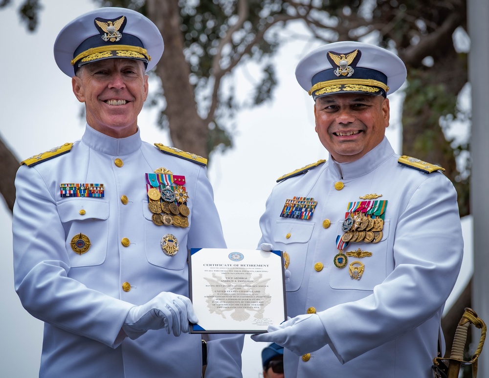 U.S. Coast Guard Pacific Area holds retirement ceremony