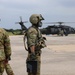 2-227th Aviation Regiment Commander visits Forward Arming and Refueling Point crews for Aerial Gunnery