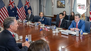 AFN Naples Radio News - USS Kingsville And General CQ Brown meeting with Indian Defense Minister