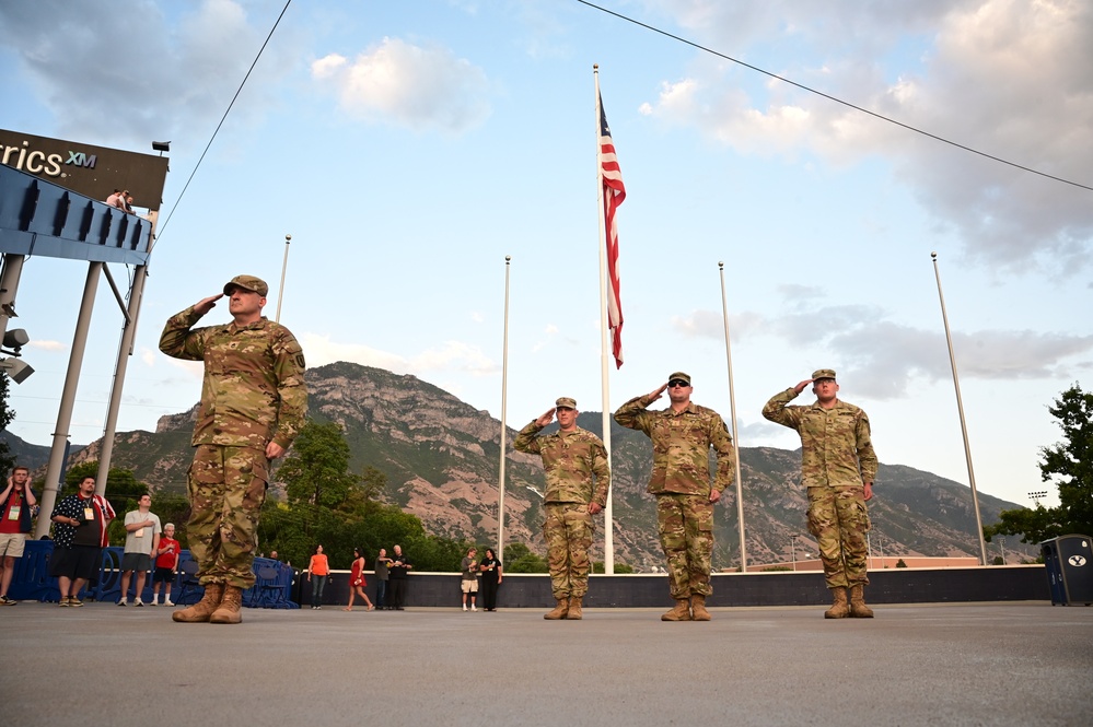 Utah National Guard Supports Stadium of Fire Event with Artillery and Flyover