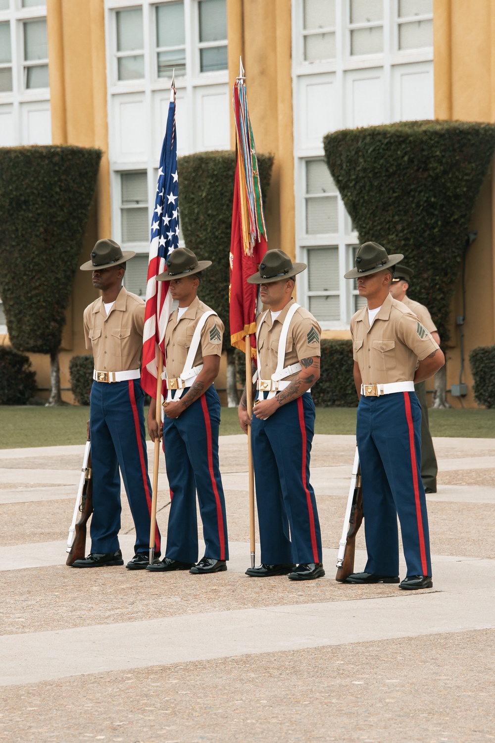 Bravo Company Graduation and Morning Colors