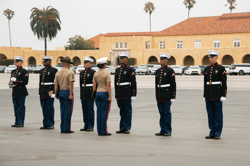 Bravo Company Graduation and Morning Colors