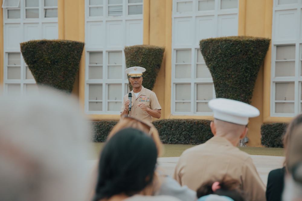Morning Colors Ceremony and Echo Company Graduation