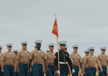 Morning Colors Ceremony and Echo Company Graduation