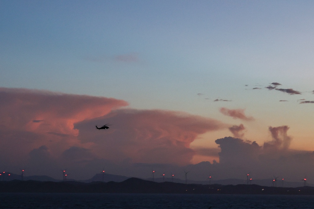 USNS Comfort Flight Operations