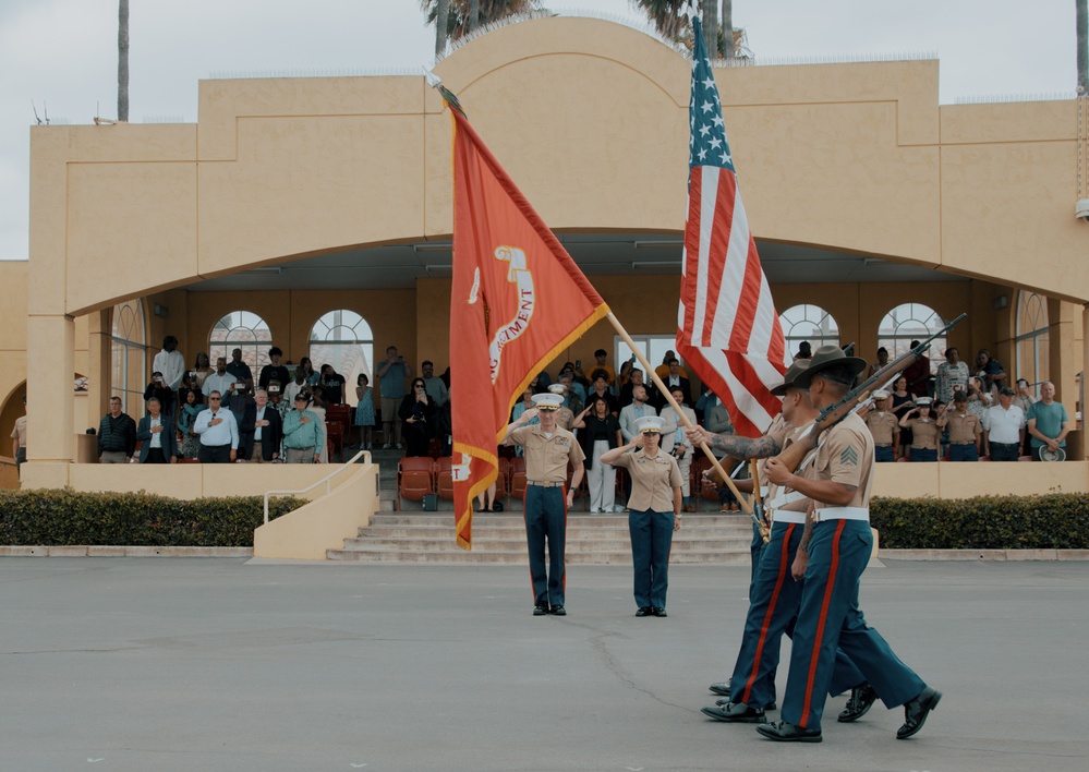 Morning Colors Ceremony and Echo Company Graduation