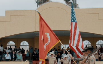 Morning Colors Ceremony and Echo Company Graduation
