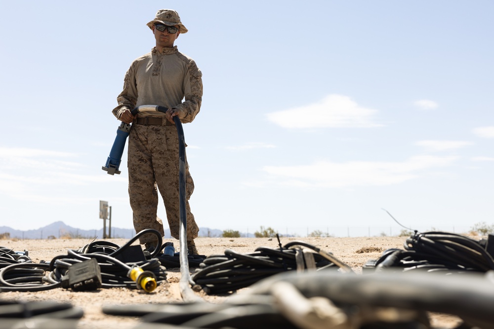 JTF-Southern Border Marines establish support center