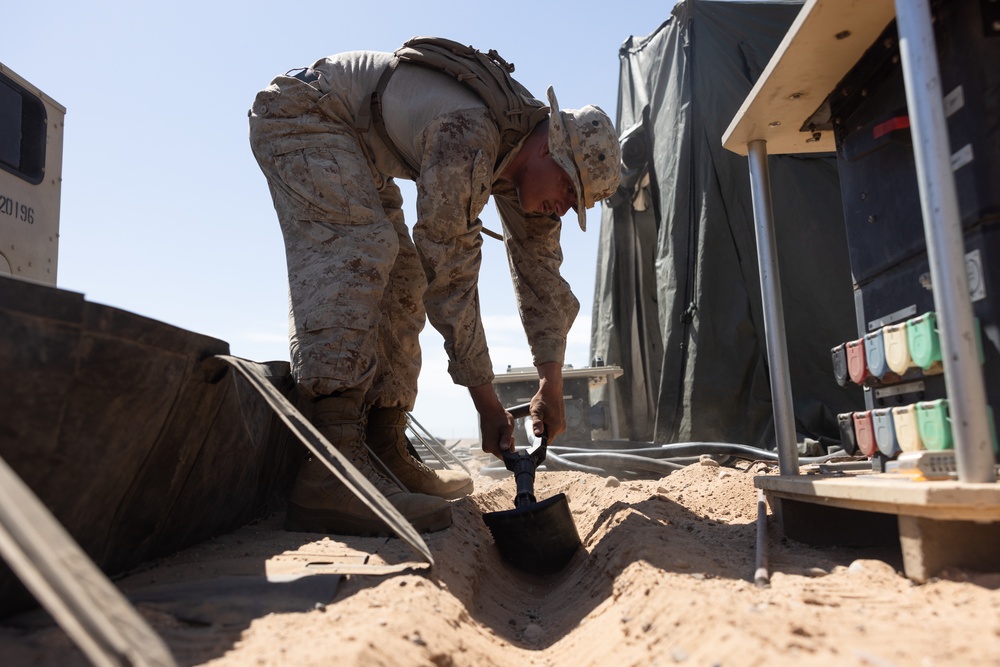 JTF-Southern Border Marines establish support center