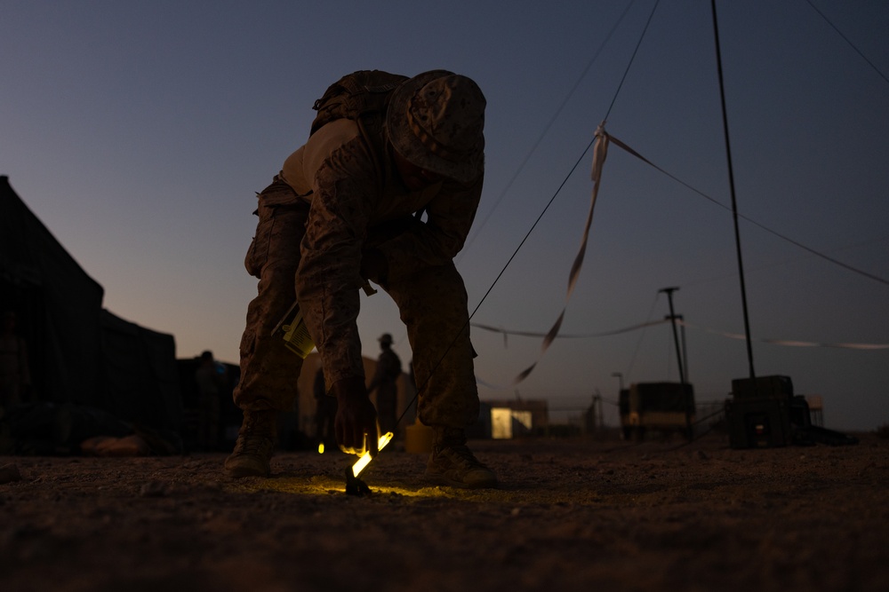 JTF-Southern Border Marines establish support center