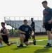 Recruiting Sub-Station conducts PT with Caldwell High School