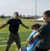 Recruiting Sub-Station conducts PT with Caldwell High School
