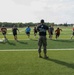 Recruiting Sub-Station conducts PT with Caldwell High School