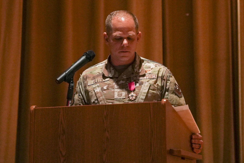 27th Special Operations Wing holds Command Chief change of responsibility ceremony