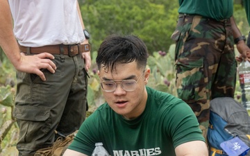Officer Selection Team Austin conducts a conditioning hike
