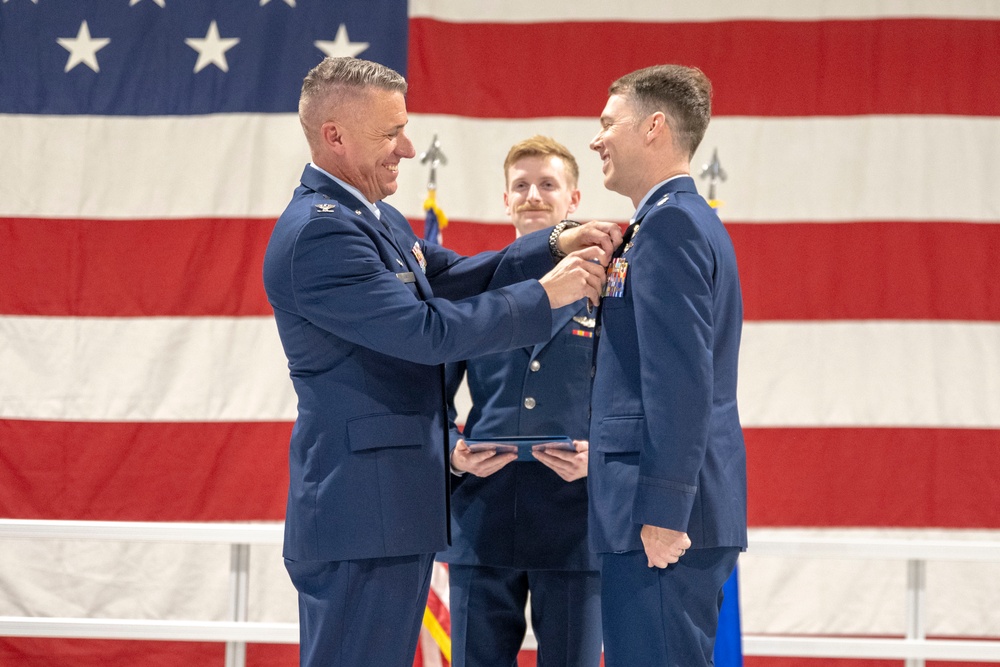 314th Fighter Squadron change of command