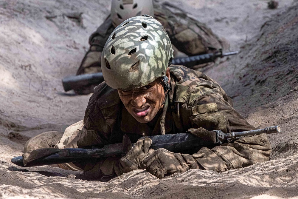 U.S. Air Force Academy BCT Class of 2029 Assault Course
