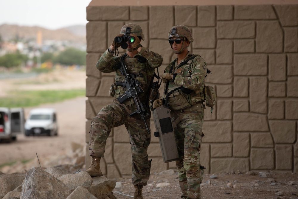 41st Engineer Battalion improves visibility on the southern border