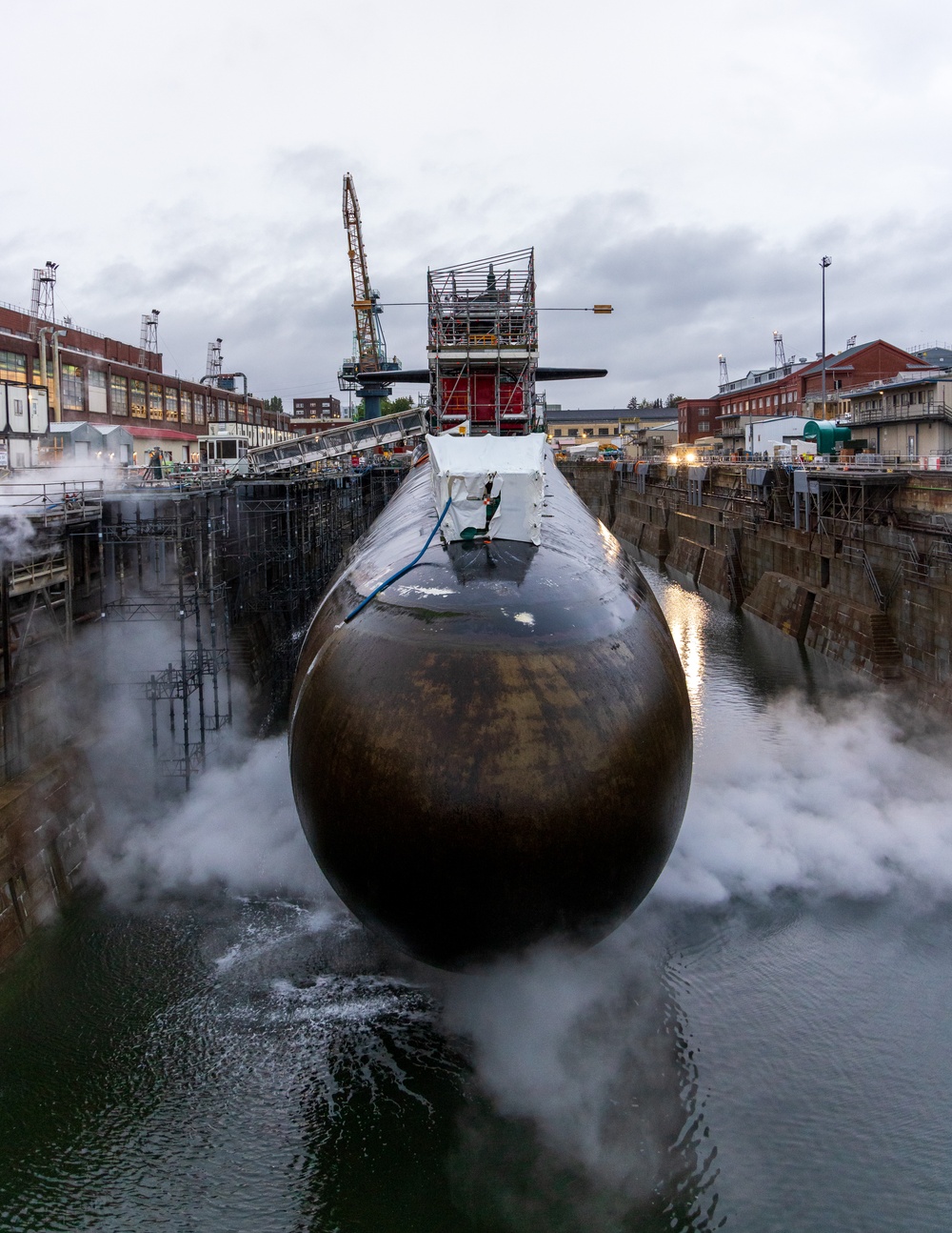 USS Michigan (SSGN-727) ballast blow