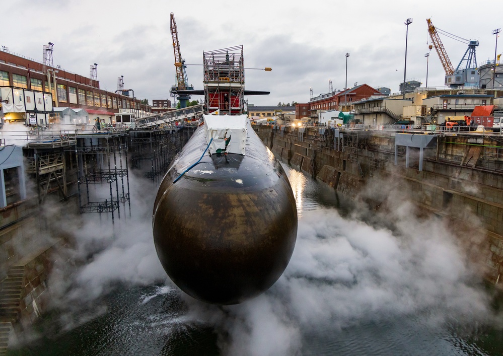 USS Michigan (SSGN-727) ballast blow