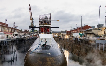 USS Michigan (SSGN-727) ballast blow