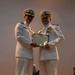 Capt. Clark relinquishes command to Capt. Cleckley