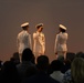 Capt. Clark relinquishes command to Capt. Cleckley